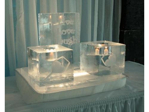 Figuras de hielo para bodas