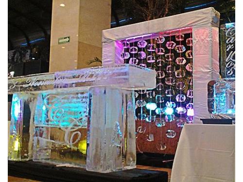 Figuras de hielo para bodas