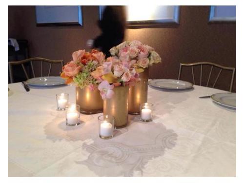 Preciosos centros de mesa