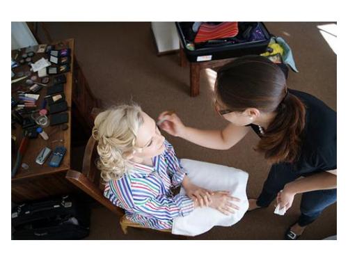 Proceso de maquillaje