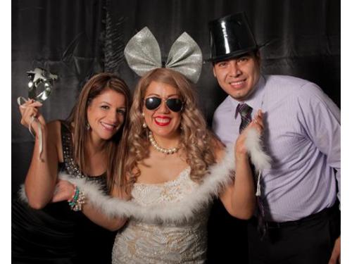 Novia con sus amigos