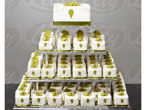 Cachos boda cuadrado para 214 personas