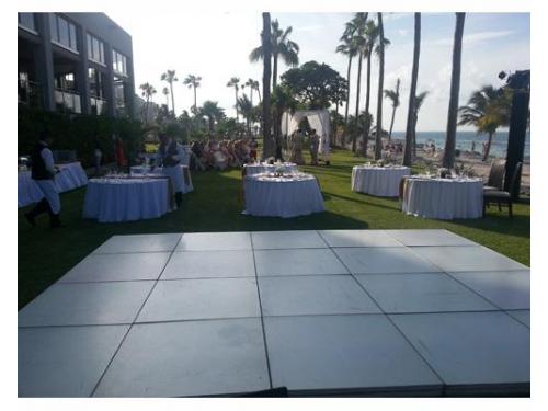 Pista de baile y mobiliario