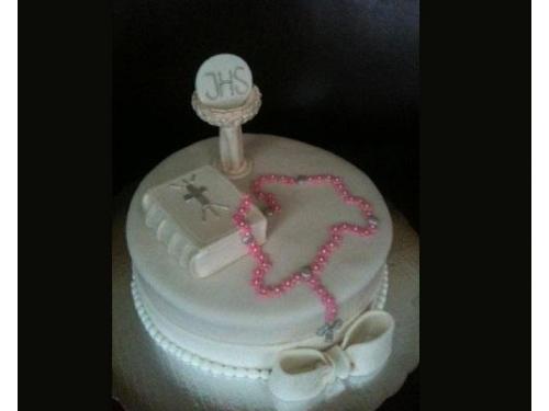Pastel de primera comunión