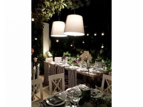 Mobiliario para bodas de noche