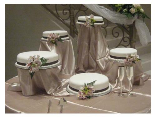 Finos pasteles de boda