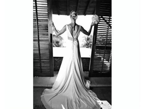 Novia en sesión fotográfica