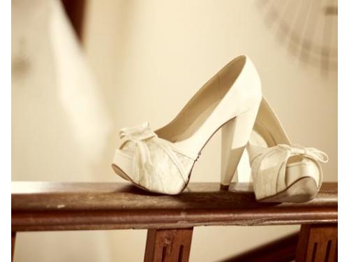 Detalle zapato de novia