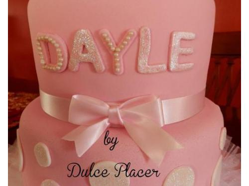 Pasteles con diseños en fondant