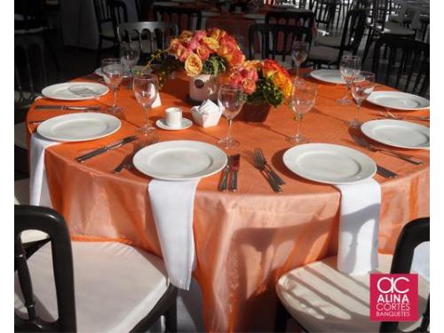 Mantelería fina en tu mesa