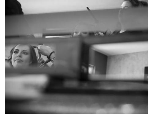 Últimos detalles de maquillaje