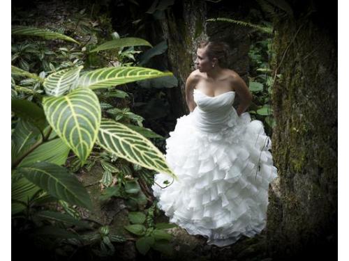 Hermoso vestido de novia