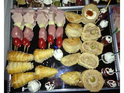 Ricos bocadillos para tus invitados