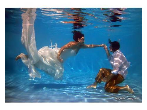 Sesiones de foto bajo el agua