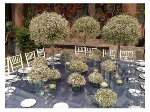 Diseño de centros de mesa