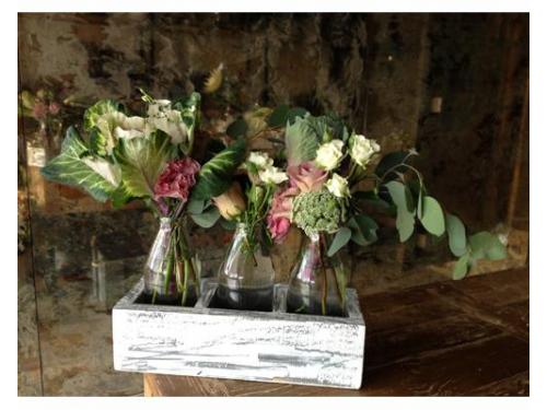 Centro de mesa vintage