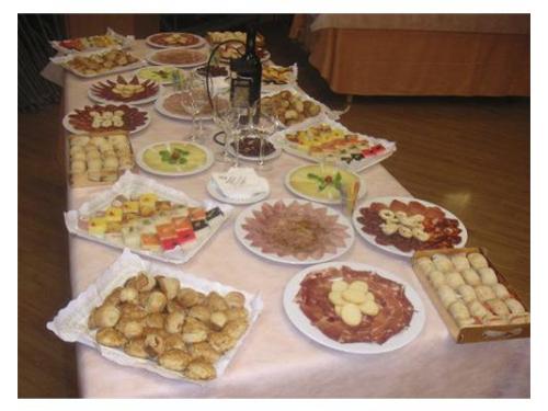Deliciosos canapes para eventos empresariales, cockteles o brindis