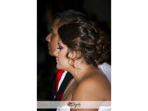 Novios en su ceremonia