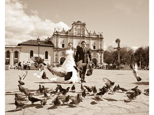 Novios en la san cristobal