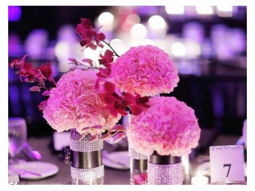 Centros de mesa florales