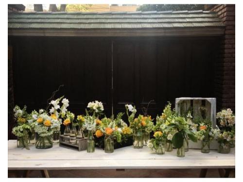 Elegantes arreglos florales