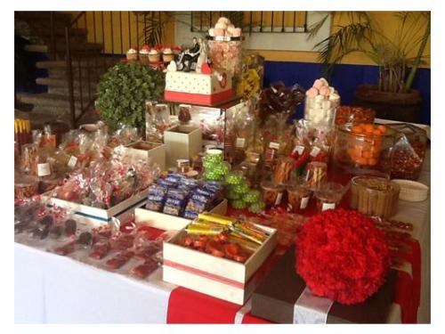 Mesa de dulces y postres