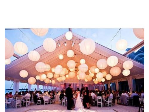 Esferas de luz, iluminación bodas