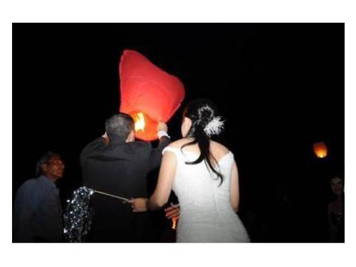 Esferas de luz, iluminación bodas