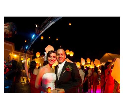 Esferas de luz, iluminación bodas