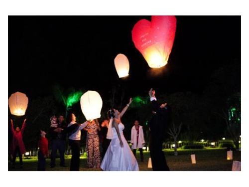 Esferas de luz, iluminación bodas