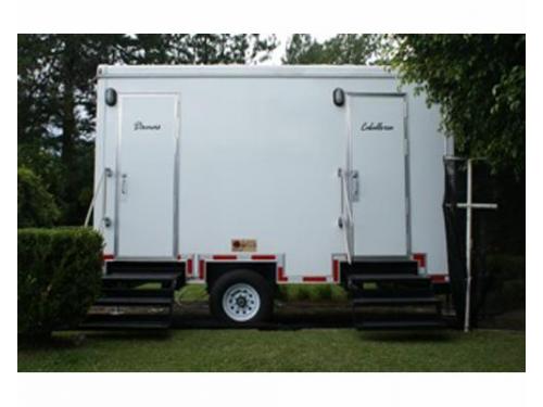 Remolque de sanitarios móvil de lujo para damas y caballeros