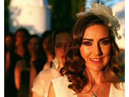 Novia en primer plano