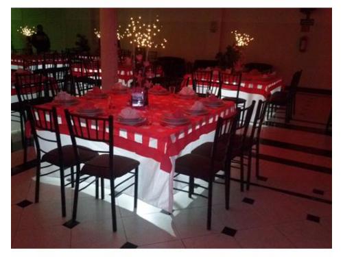 Mesas con iluminación propia