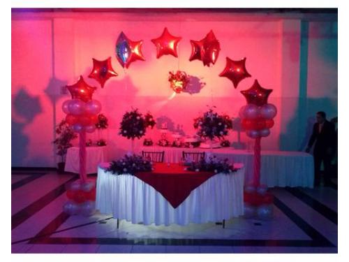 Decoración con globos