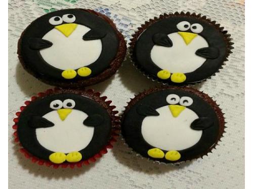 Cupcakes pinguinos