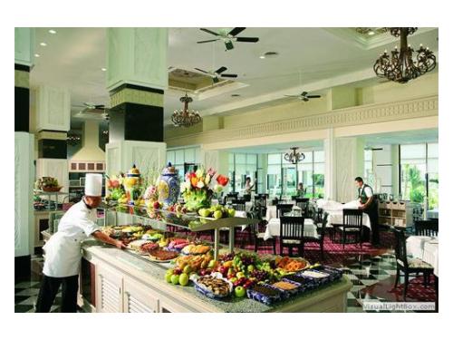 Restaurante del hotel riu en cancún