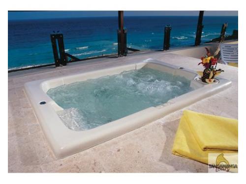 Jacuzzi frente al mar