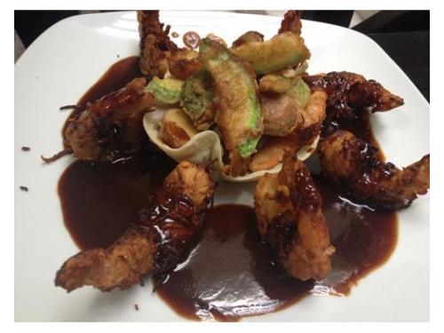 Camarones empanizados