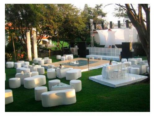 Montaje lounge con dj