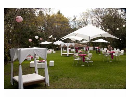 Montaje en el jardín