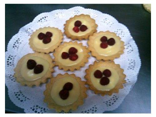 Tarta de chocolate blanco y frambuesa