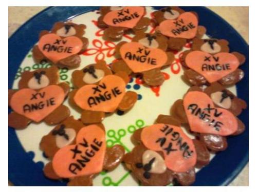 Galleta oso xv años