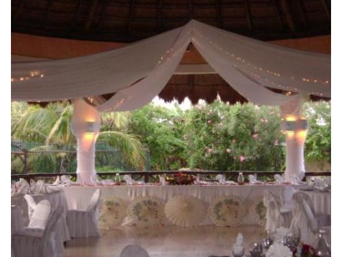 Decoración de la palapa