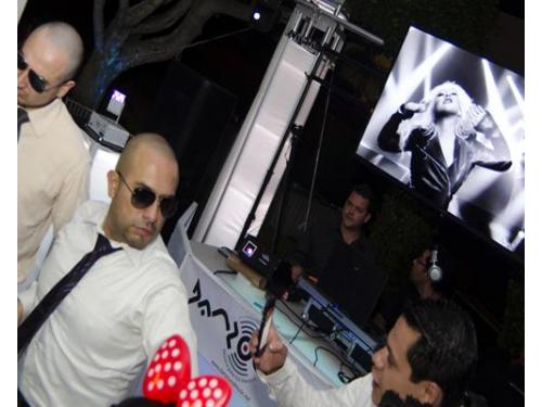 Música y proyección de video