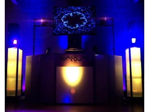 Cabina del dj danzound music