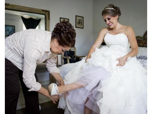 Video del arreglo de la novia