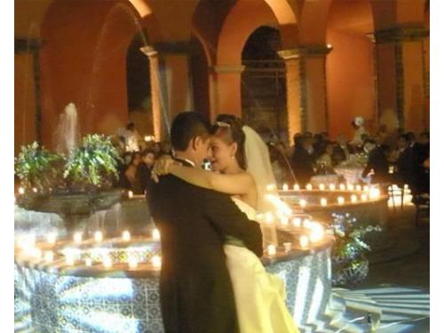 Novios y velas