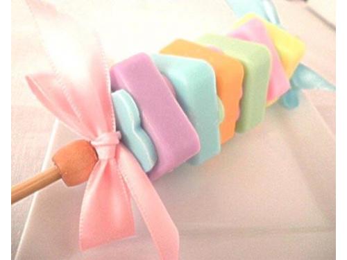 Kabobs de mini jabones artesanales