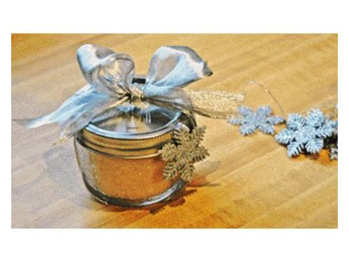Exfoliante boda tema nieve