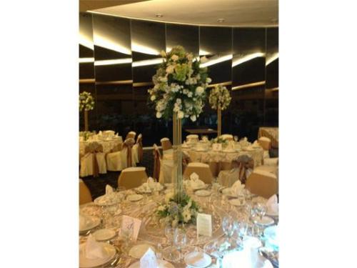 Decoración con flores